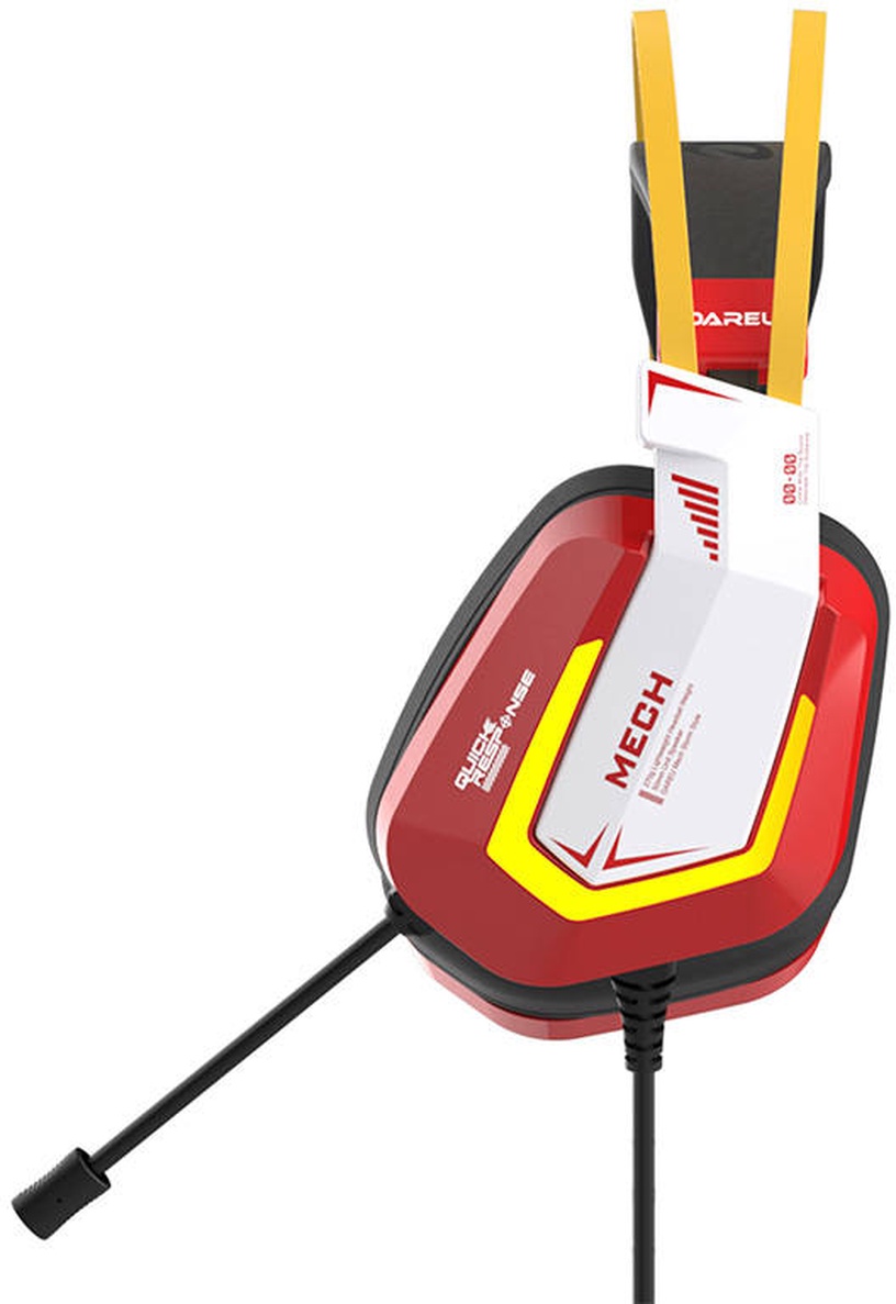 Проводная игровая гарнитура Dareu EH732, красный
