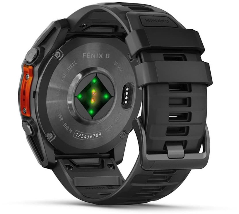 Nutikell Garmin Fenix 8 51mm AMOLED 010-02905-00, must