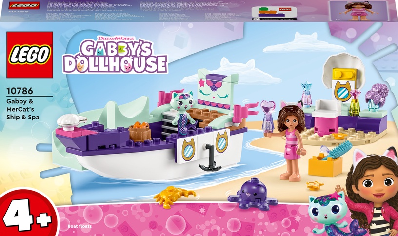 Конструктор LEGO® Gabby's Dollhouse Gabby & MerCat's Ship & Spa 10786