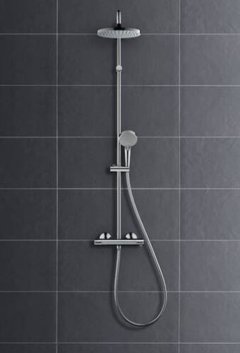Душевой набор с термостатическим смесителем Hansgrohe Vernis, хромовый