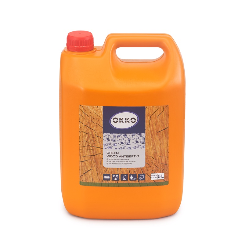 Puidukaitsevahend Okko T, roheline, 5 l
