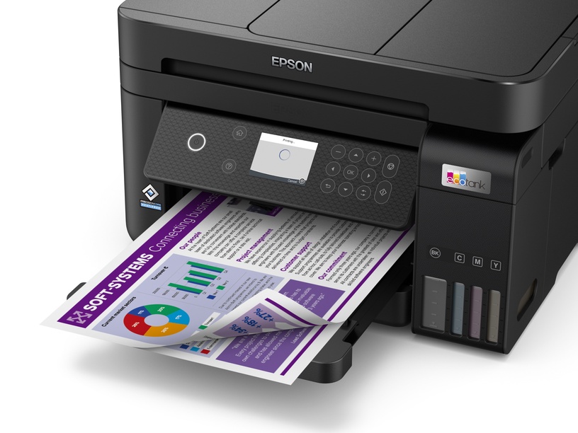 Daudzfunkciju printeris Epson ECOTANK L6270, tintes, krāsains