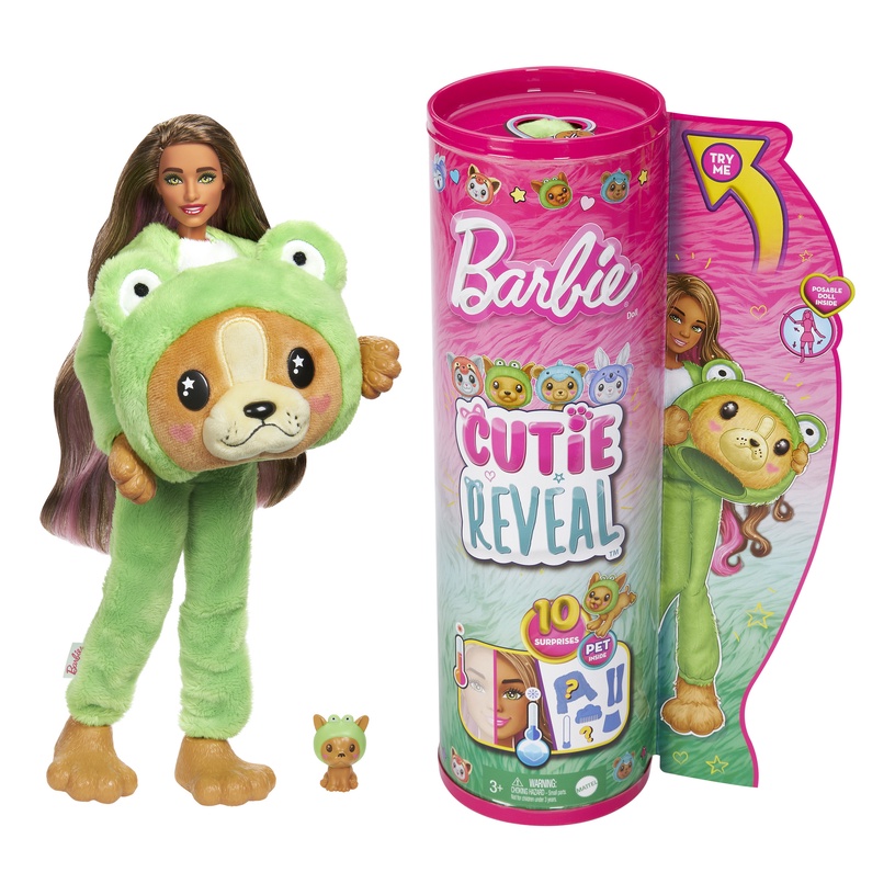 Nukk aksessuaaridega Mattel Barbie Cutie Reveal HRK22, 29 cm