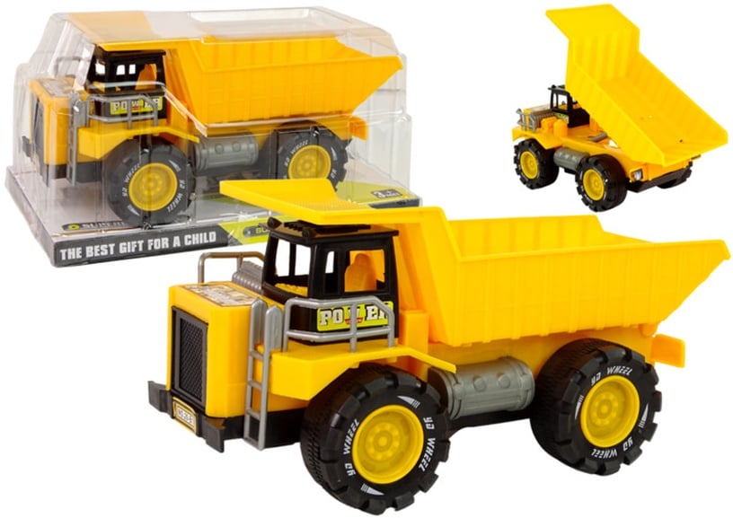 Rotaļu pašizgāzējs Lean Toys Superior Truck, dzeltena