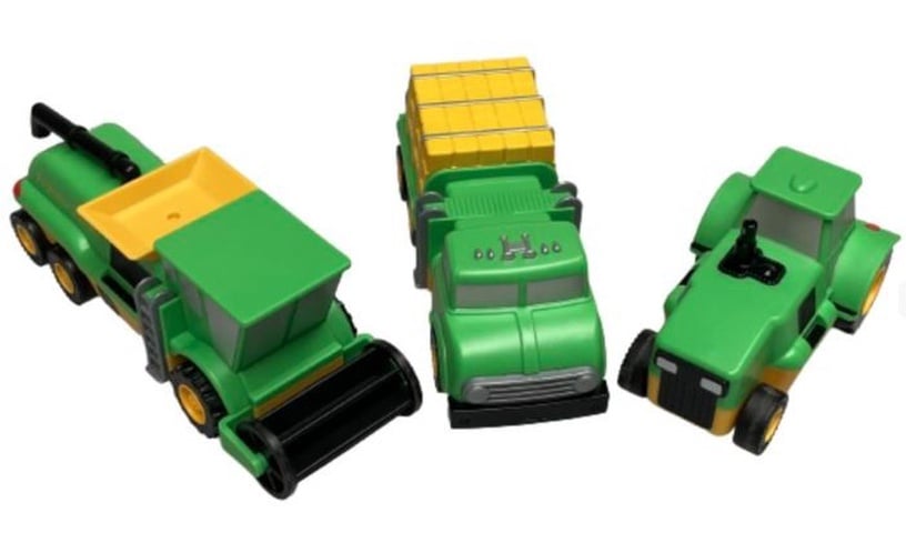 Transporta rotaļlietu komplekts Malik Magnetic MalBlo 0321, dzeltena/zaļa