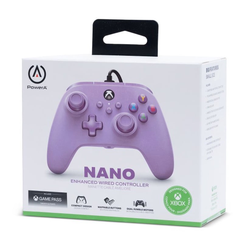 Mängukontroller PowerA Nano Enhanced Lilac, violetne
