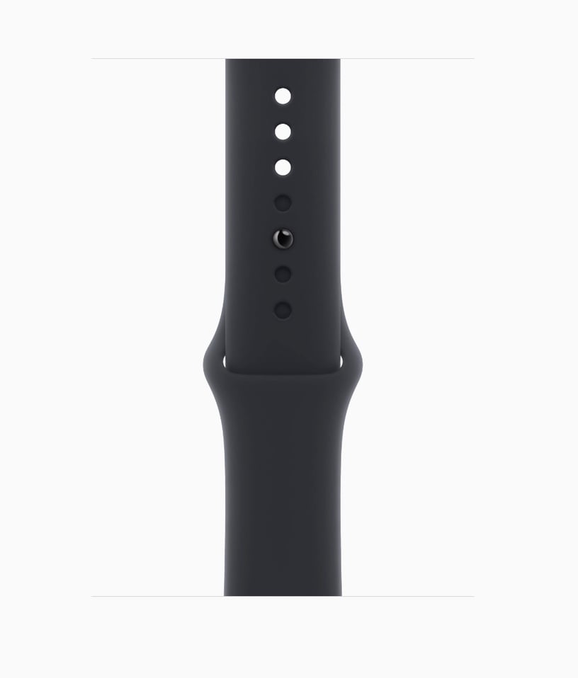 Умные часы Apple Watch Series 9 GPS + Cellular, 45mm Midnight Aluminium Midnight Sport S/M, черный
