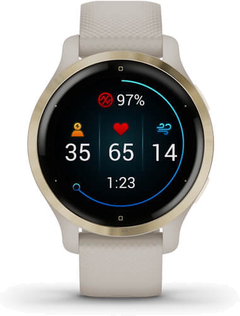 Viedais pulkstenis Garmin Venu 2s, zelta