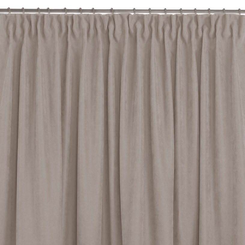 Nakts aizkari Homede Milana, rozā, 140 cm x 270 cm