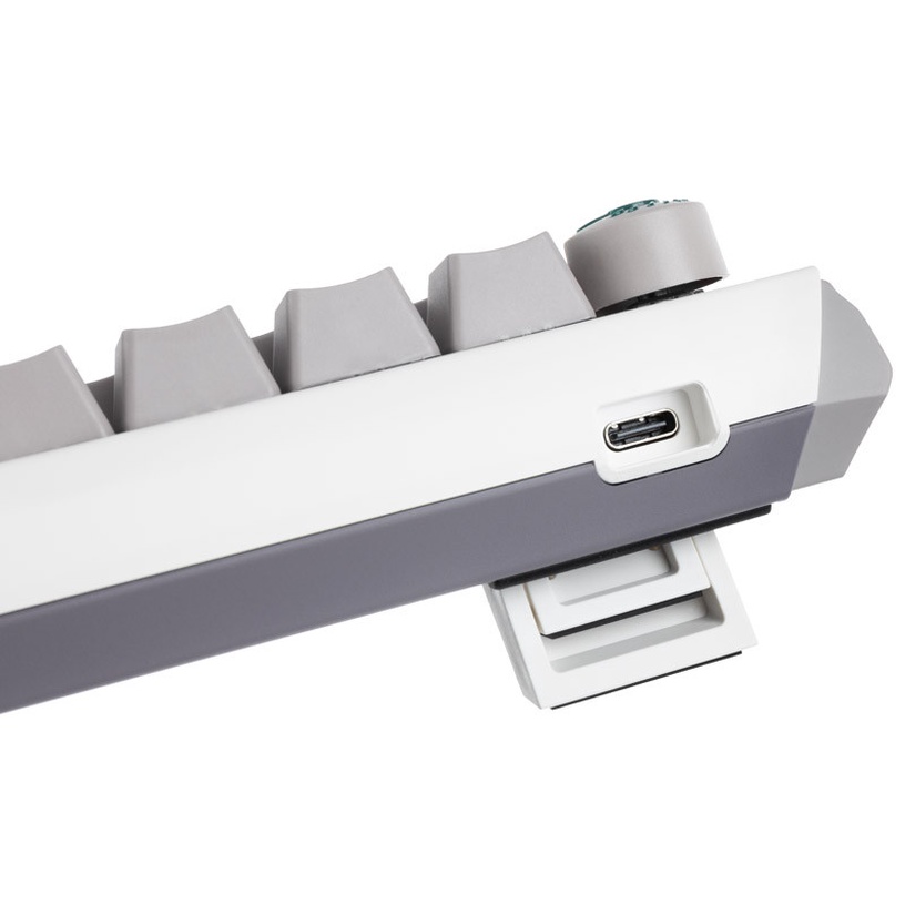 Klaviatūra Ducky One 3 SF One 3 SF Cherry MX Red, Angļu (US), balta/pelēka/gaiši pelēka