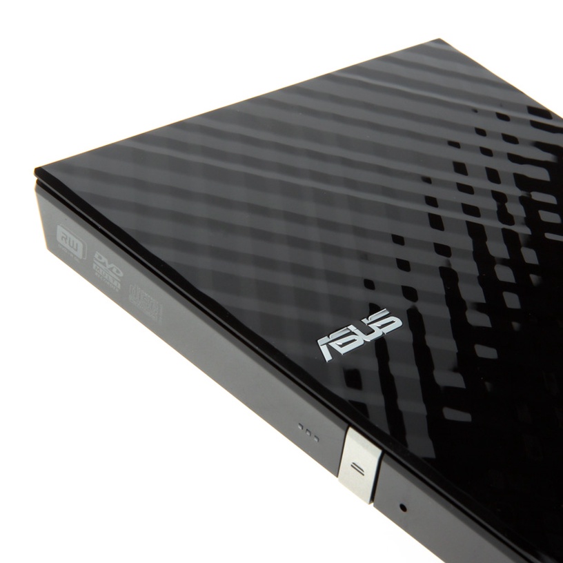 Ārējais optiskais diskdzinis Asus LITE/BLK/G/AS, 280 g, melna