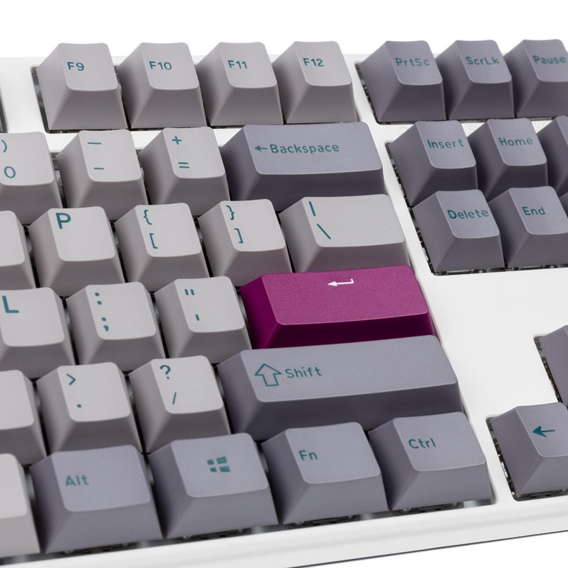 Клавиатура Ducky One 3 TKL One 3 TKL Cherry MX Red, EN, белый/серый/светло-серый