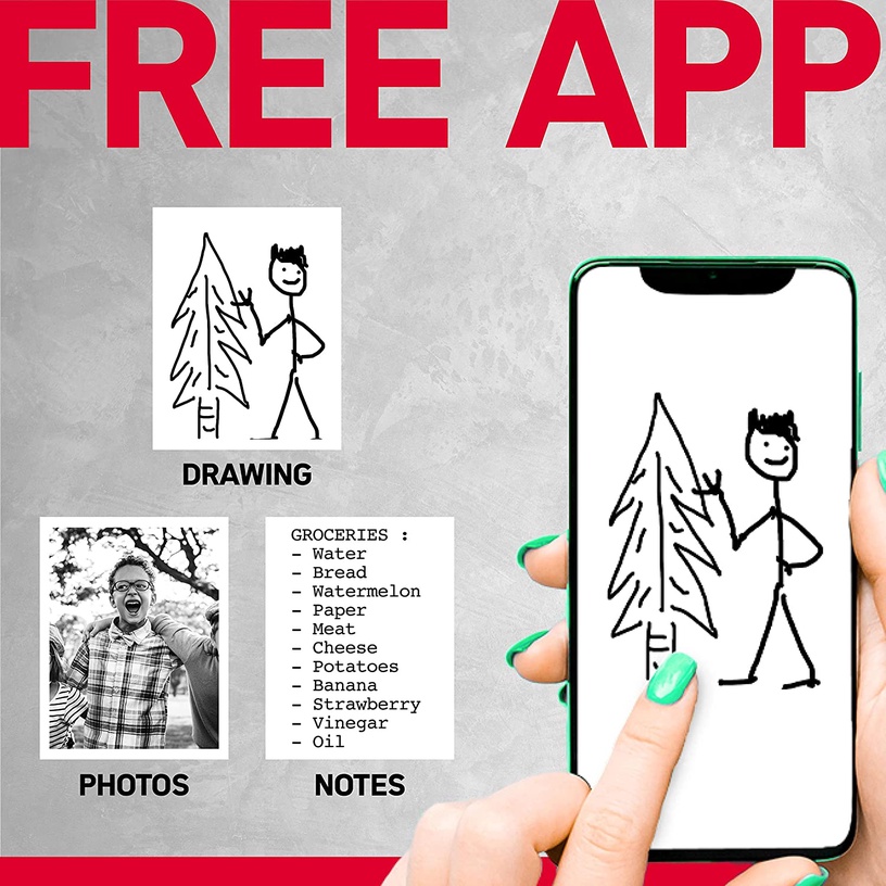 Momentānas drukas printeris AgfaPhoto Realpix Pocket Printer