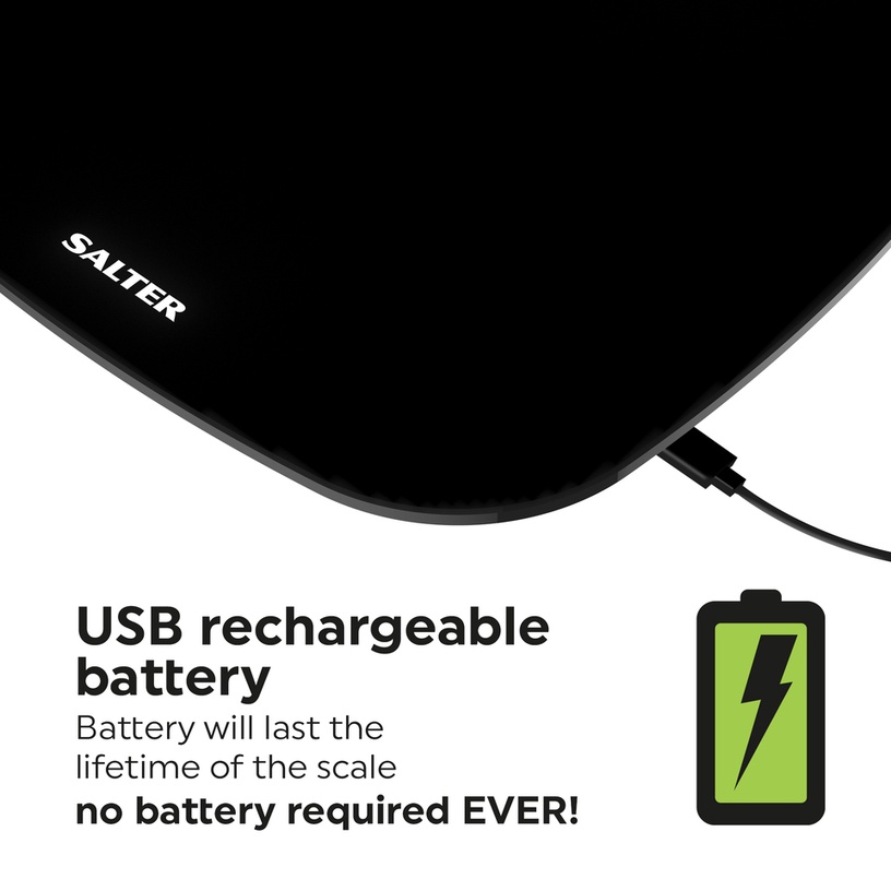 Ķermeņa svari Salter 9221 BK3R Eco Rechargeable