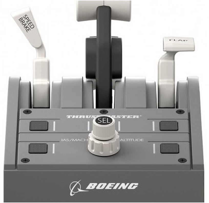 Игровой руль Thrustmaster TCA Quadrant Boeing Ed, черный