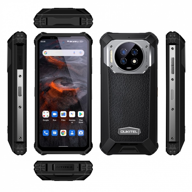 Mobiiltelefon OukiTel WP19, 256 GB, must