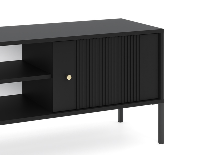 TV-kapp Iseo IS01, must, 39 cm x 154.5 cm x 50.5 cm