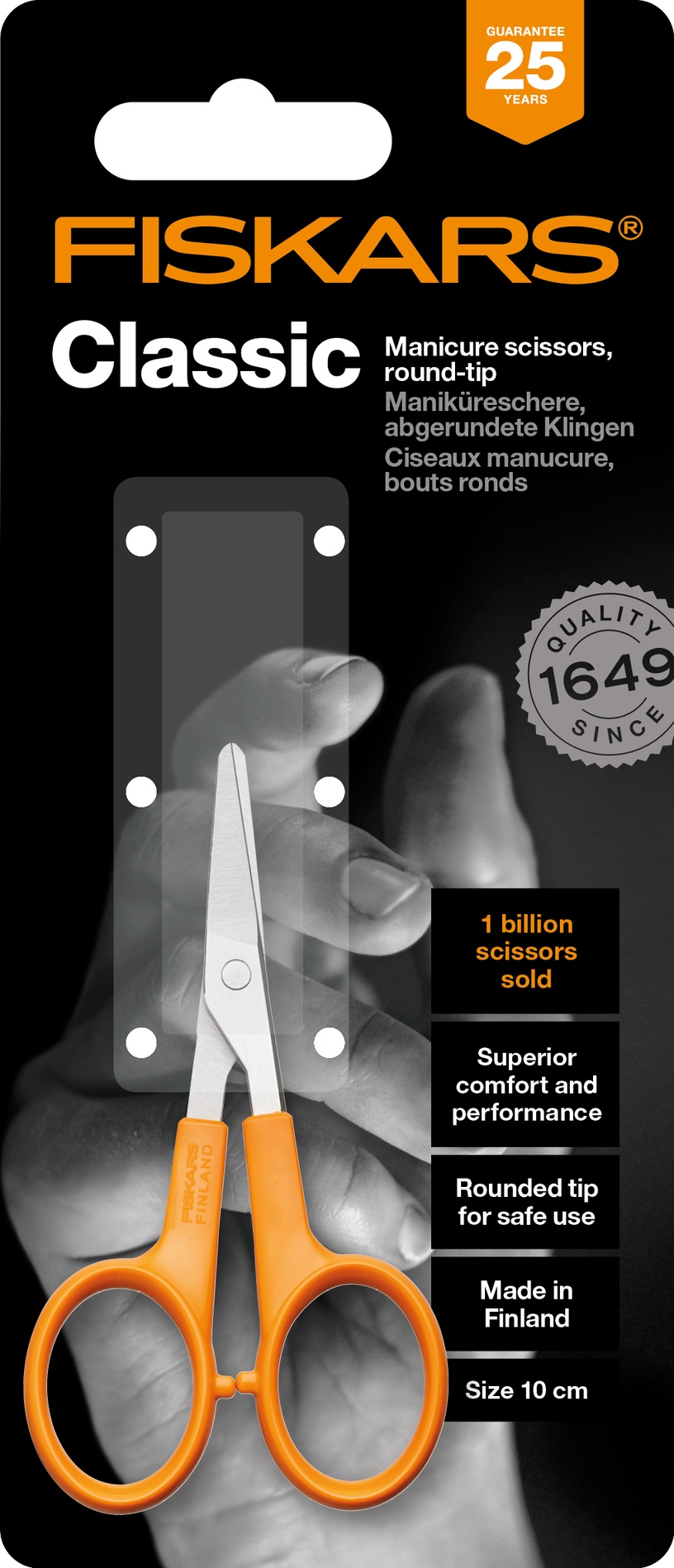 Küünekäärid Fiskars lassic Round-Tip Manicure Scissors, 14 g
