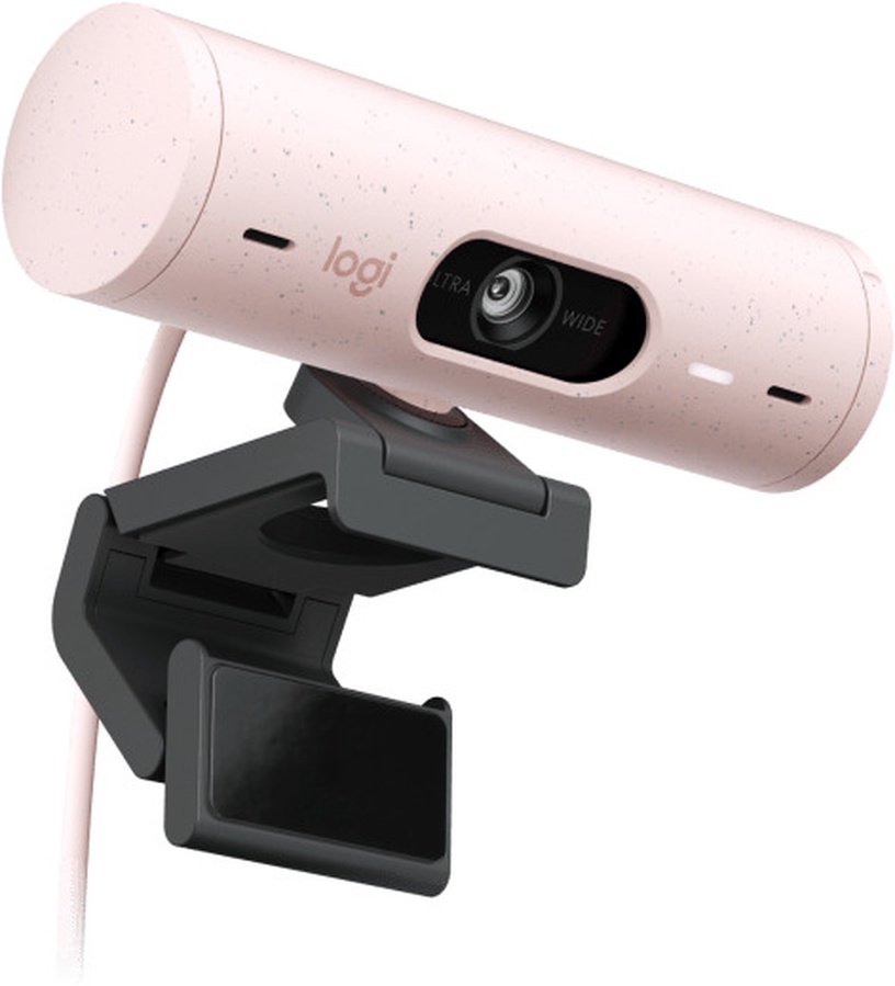 Web kamera Logitech Brio 500, rozā, CMOS