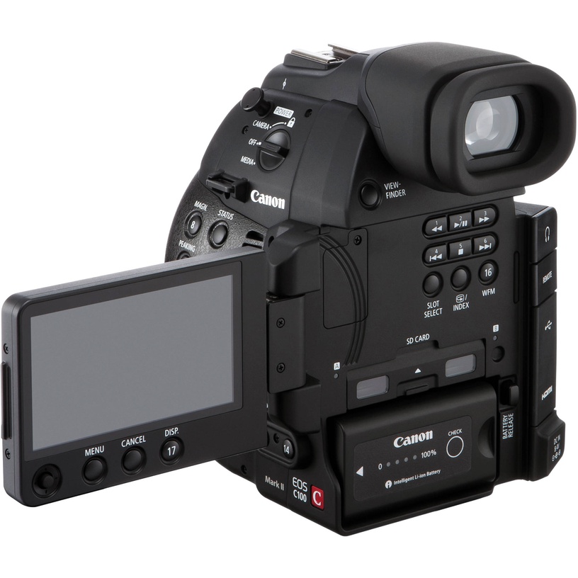 Видеокамера Canon EOS C100 Mark II, черный, 3840 x 2160