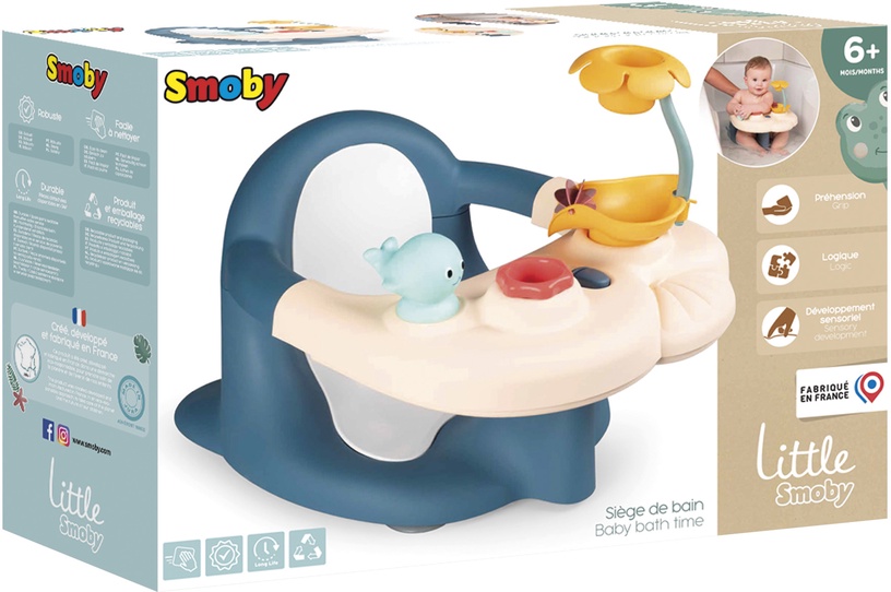 Сиденье для ванны Smoby Little, синий, 42 см