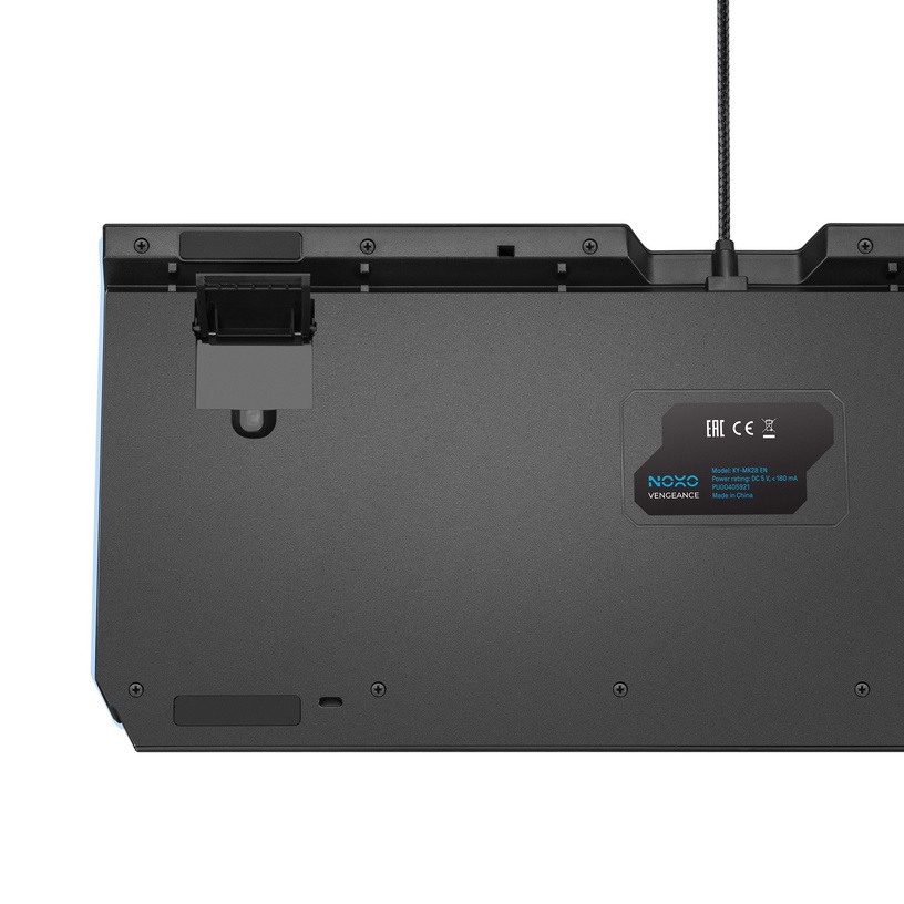Klaviatuur NOXO Vengeance KY-MK28 Blue, EN, sinine/must