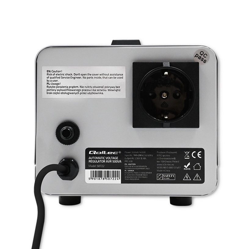 UPS sprieguma stabilizators Qoltec ALQOLR000050722