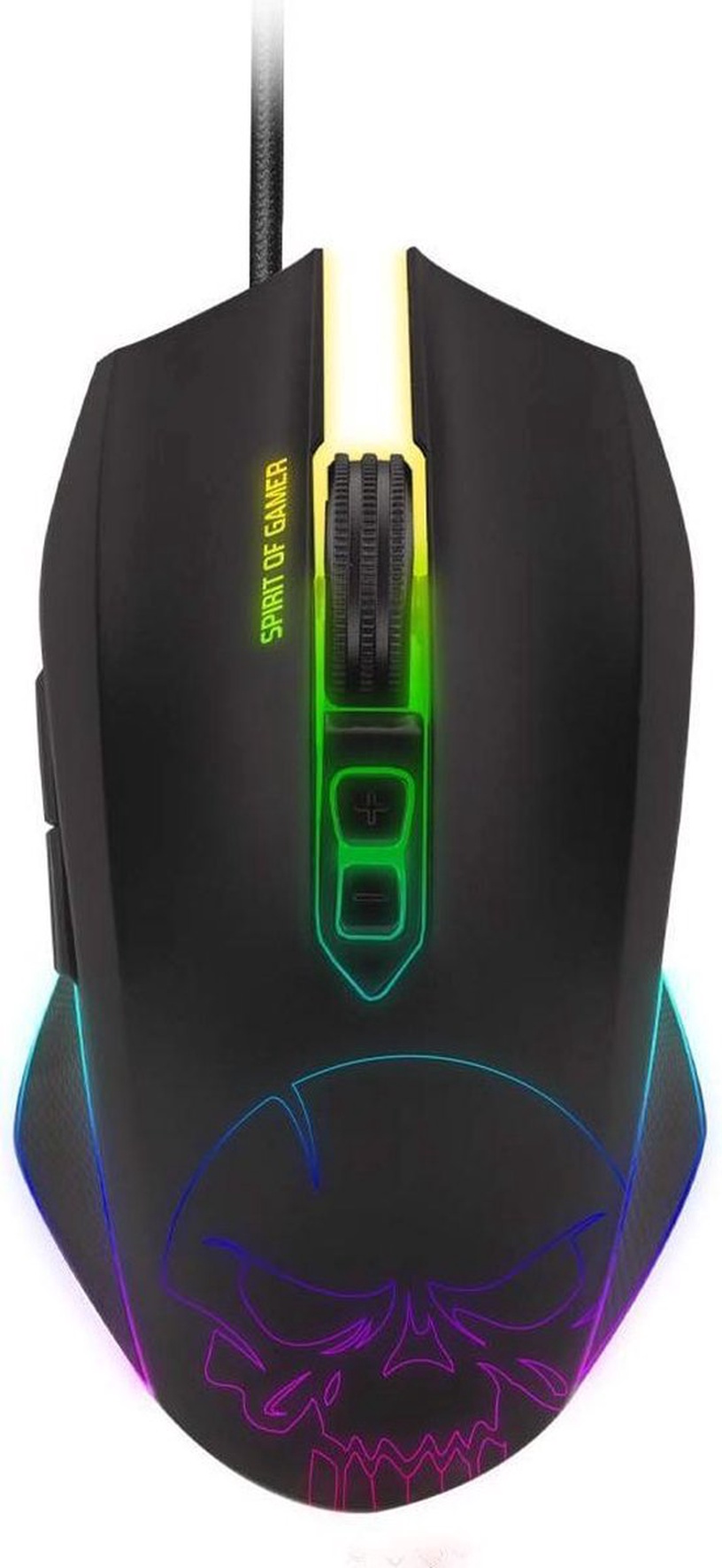 Игровая мышь Spirit Of Gamer Elite M40, с проводом к usb / ps/2, черный
