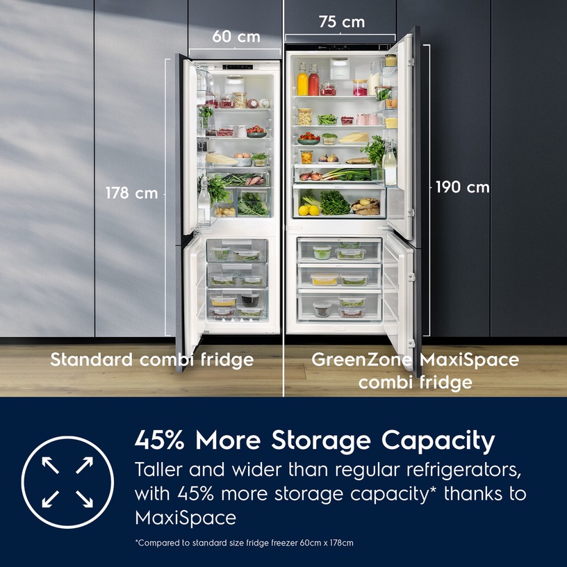 Integreeritav külmik sügavkülmik all Electrolux ENC8MD19S