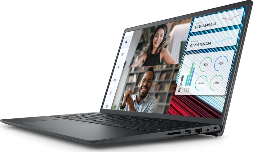 Sülearvuti Dell Vostro 15 3520, Intel® Core™ i5-1235U, 16 GB, 1 TB, 15.6 ", Intel HD, must, en