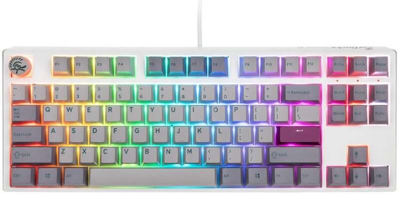 Клавиатура Ducky One 3 TKL One 3 TKL Cherry MX Red, EN, белый/серый/светло-серый