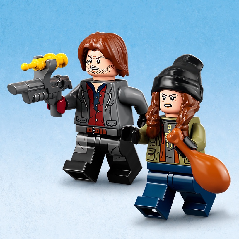 Konstruktor LEGO Jurassic World Blue ja Velociraptor Beta kinnipüüdmine 76946