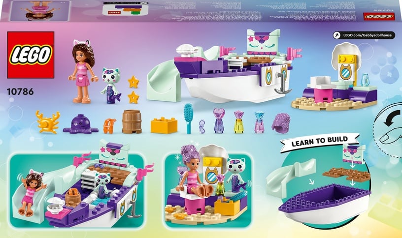Конструктор LEGO® Gabby's Dollhouse Gabby & MerCat's Ship & Spa 10786