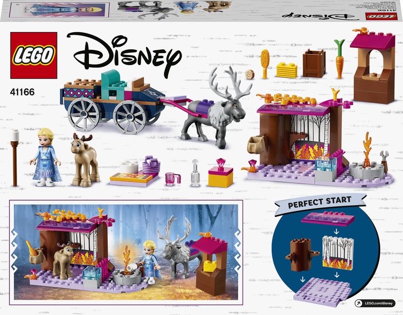 Конструктор LEGO® | Disney Princess™ Дорожные приключения Эльзы 41166, 116 шт.