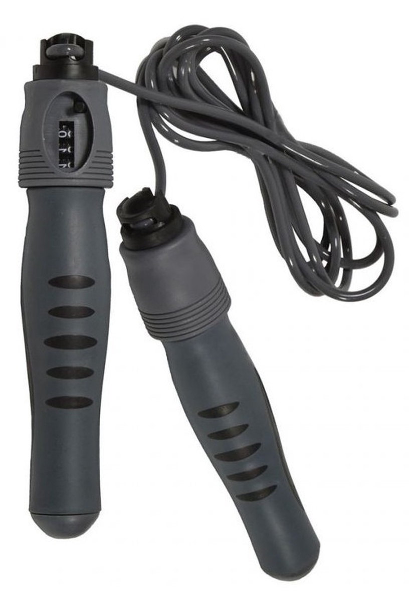 Lecamaukla EB FIT Skipping Rope 1029306, 270 cm, melna/pelēka