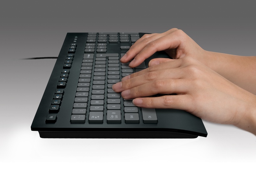 Klaviatūra Logitech K280e, EN, melna