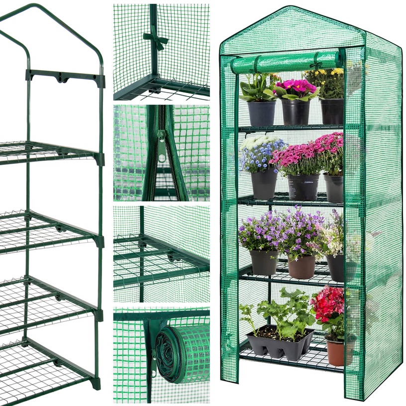 Мини теплица Springos, 70 см x 50 см x 160 см