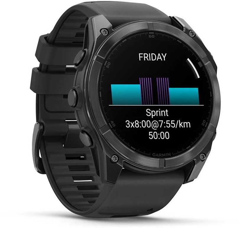Nutikell Garmin Fenix 8 51mm AMOLED 010-02905-00, must