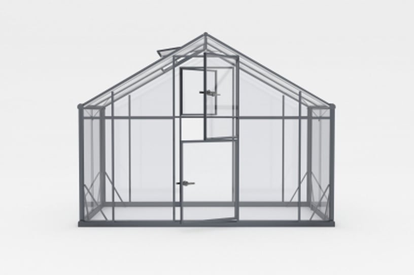 Kasvuhoone Gampre Sanus Glass XL-4, karastatud klaas, 1.50 x 2.90 m