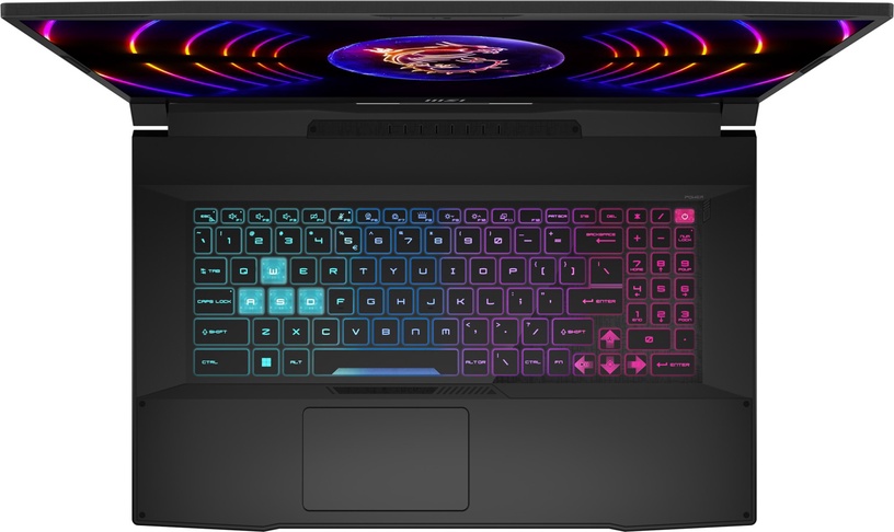 Sülearvuti MSI Katana 17 B12VFK-075XPL, Intel® Core™ i7-12650H, 16 GB, 1 TB, 17.3 ", RTX 4060, must, en