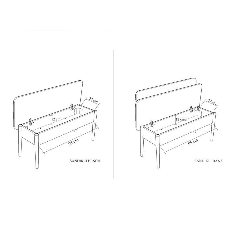 Ēdamistabas komplekts Kalune Design Vina, priedes/gaiši rozā