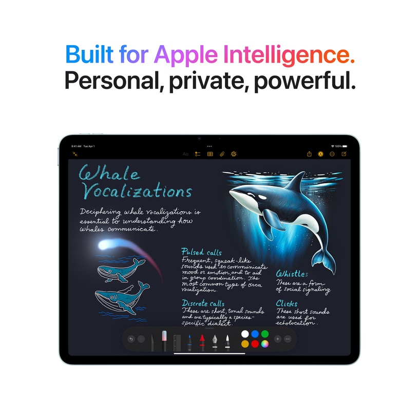 Планшетный компьютер Apple iPad Air M3 Wi-Fi + Cellular, 13″, 8GB/256GB, 5G, space grey