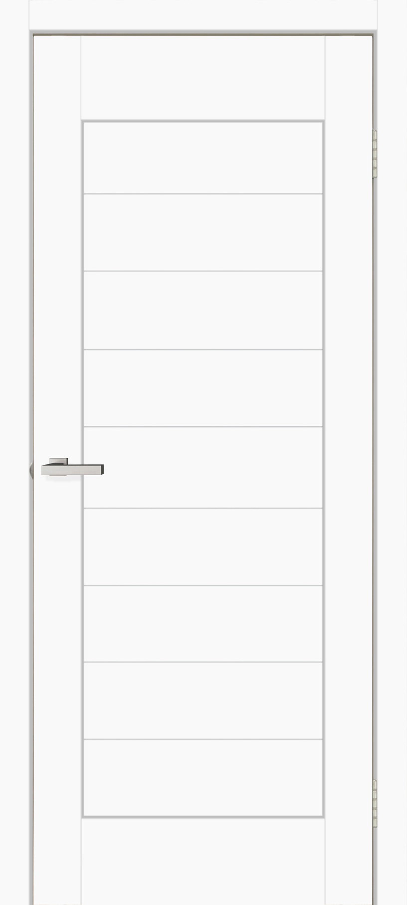 Siseukseleht BIT, universaalne, valge, 200 x 80 x 4 cm