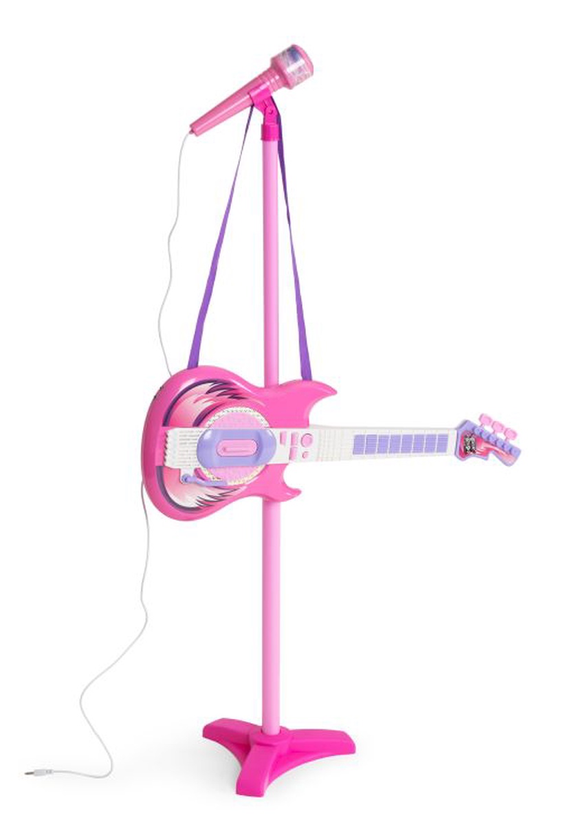 Комплект гитары и микрофона EcoToys Rock Star