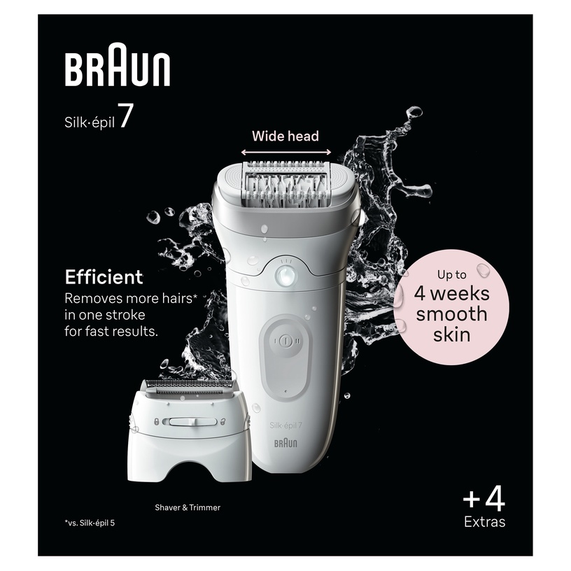 Epilaator Braun Silk•épil 7 SE7-041, valge