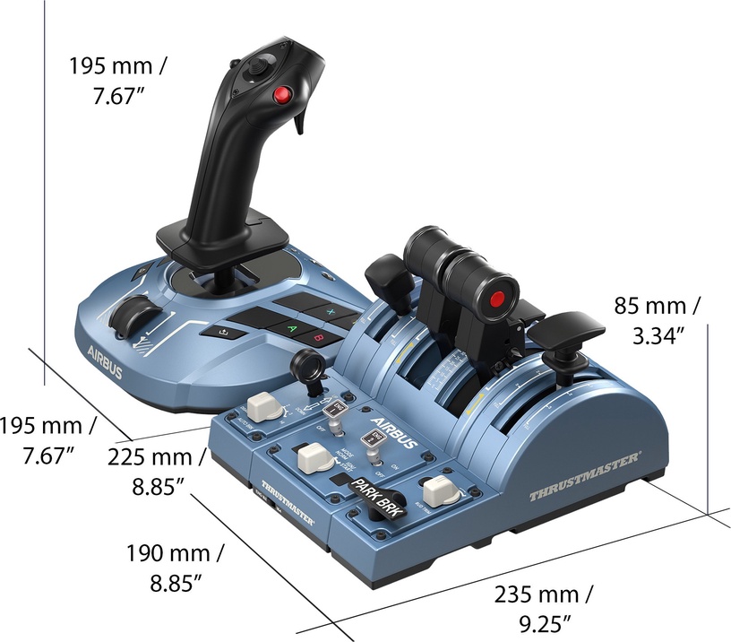 Juhtkang Thrustmaster TCA Captain Pack X Airbus Edition, must