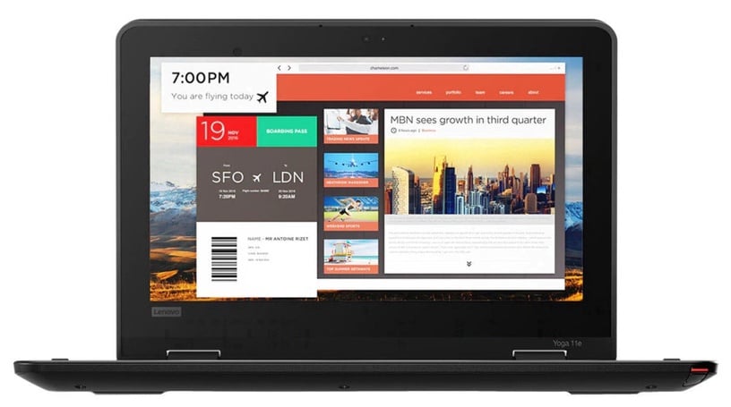 Sülearvuti Lenovo ThinkPad Yoga 11e 4 gen, taastatud, ümberpakendatud, Intel® Core™ i3-7100U, 8 GB, 256 GB, 11.6 ", Intel HD, must, en