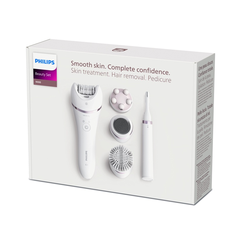 Эпилятор Philips BRE740/90, белый