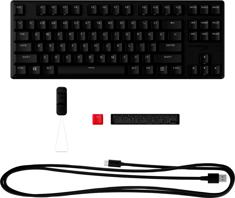 Klaviatuur HyperX Alloy Origins Alloy Origins Core PBT HX Red, EN, must
