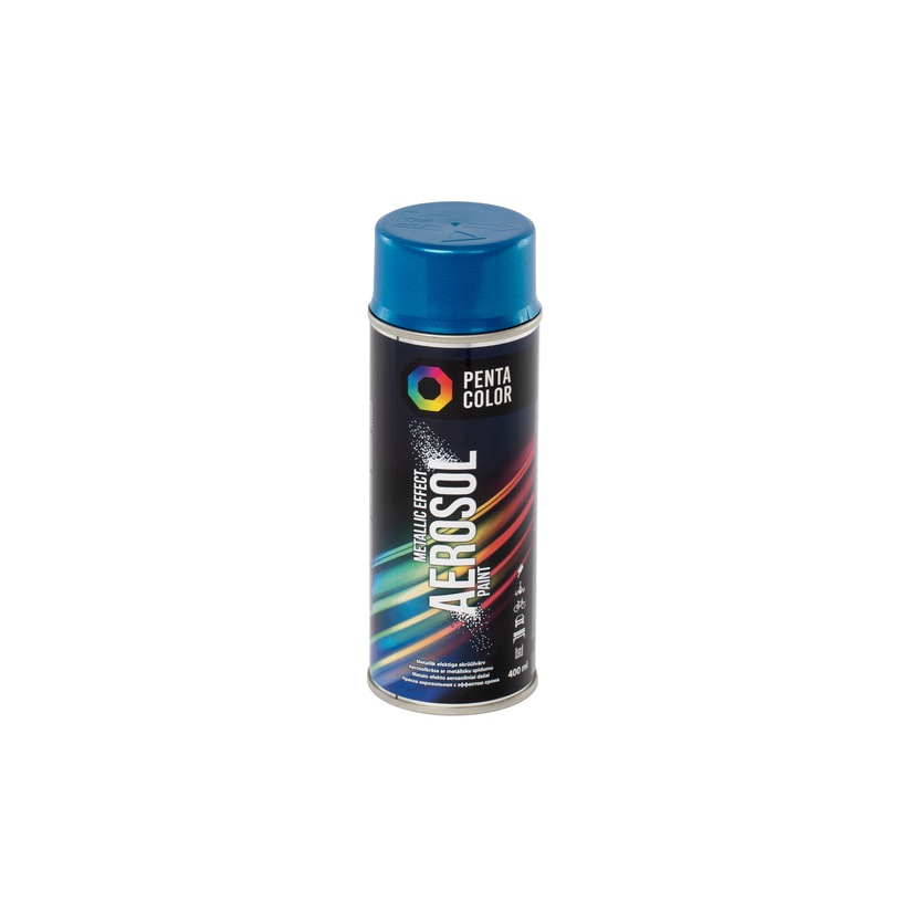 Краски в аэрозоле Pentacolor Metallic effect, декоративный, синий, 0.4 л